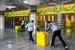 سفره افطار حرم کریمه اهلبیت (سلام&zwnj;الله&zwnj;علیها) در قم