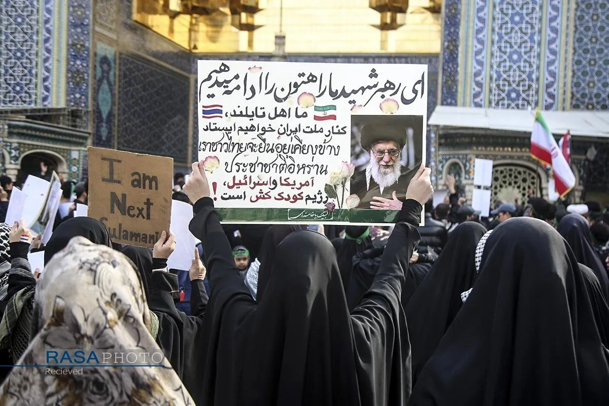 تجدید پیمان اندونزیایی&zwnj; و تایلندی و سومالیایی&zwnj;های مقیم ایران با آرمان&zwnj;های رهبر شهید انقلاب
