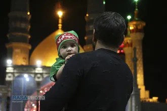 عزاداری شب تاسوعای حسینی در حرم کریمه اهلبیت (س)