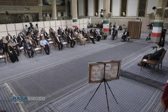 دیدار رئیس&zwnj; جمهور و اعضای هیئت دولت با رهبر معظم انقلاب