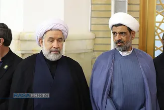 مراسم ترحیم مادر مکرمه سیدحسن نصرالله در حرم حضرت معصومه (سلام&zwnj;الله&zwnj;علیها)
