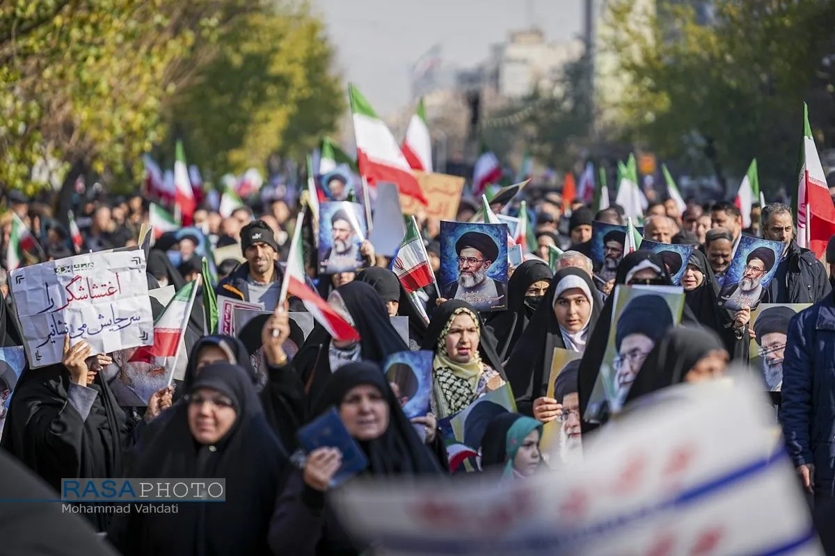 خروش مردم تهران علیه تروریست&zwnj;های آشوب&zwnj;گر
