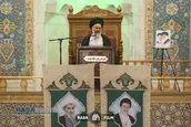 مراسم گرامیداشت آیات مشکینی و حائری در قم
