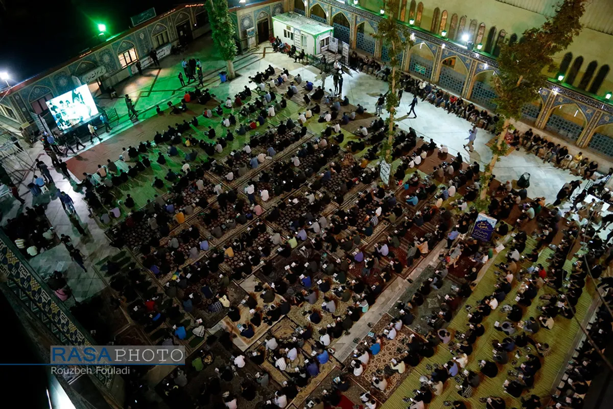 مراسم احیاء شب نوزدهم ماه مبارک رمضان در حرم امامزاده صالح تهران