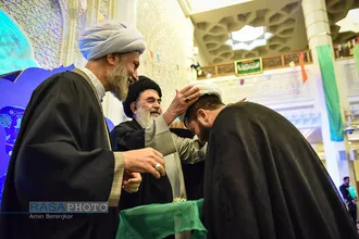آئین عمامه گذاری طلاب حوزه&zwnj;های علمیه استان فارس