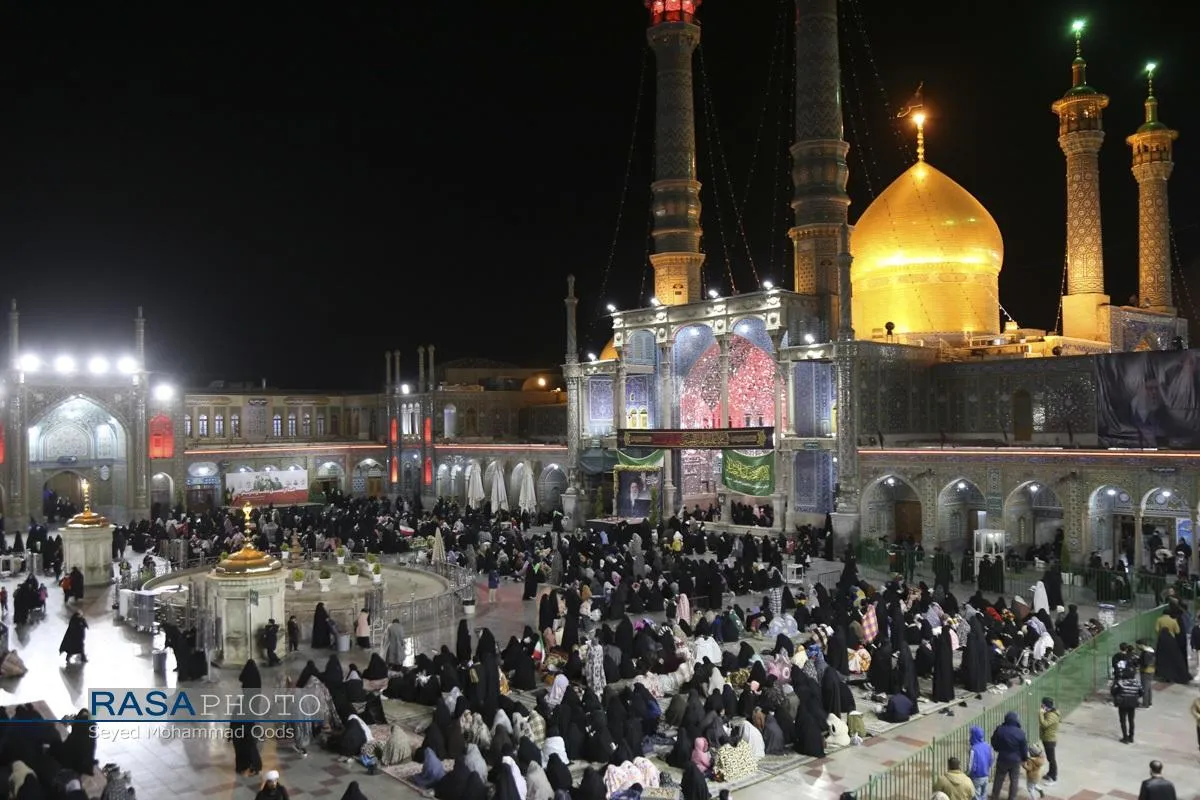 احیاء شب بیست و سوم ماه مبارک رمضان در حرم کریمه اهلبیت (س)