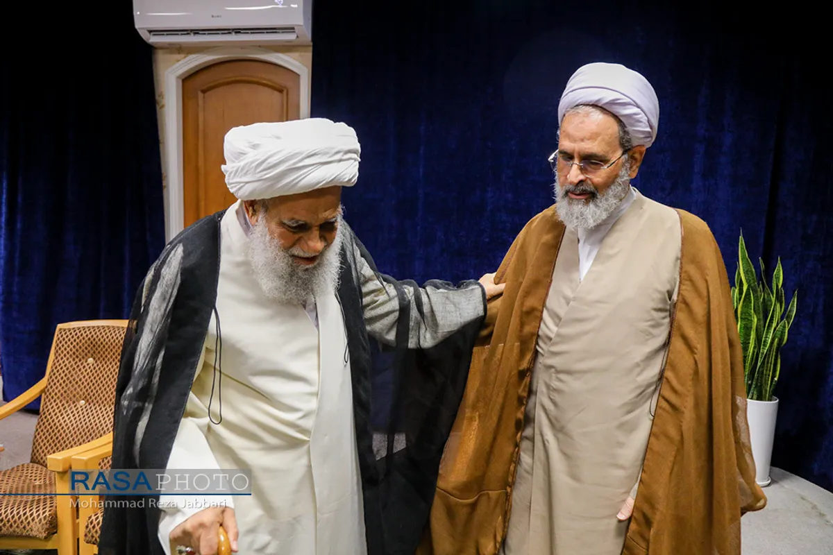 دیدار آیت الله اعرافی با آیت الله کریمی جهرمی