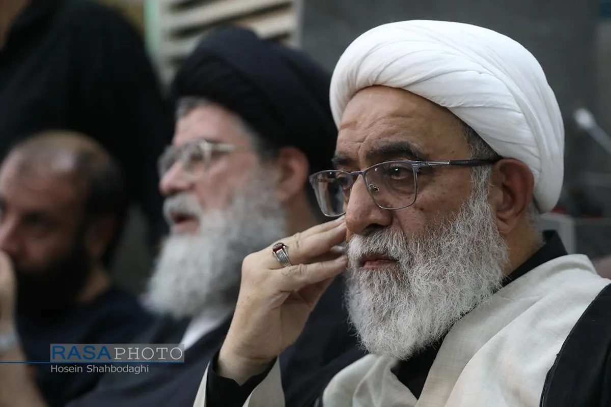 مراسم ختم همسر آیت الله شبیری زنجانی