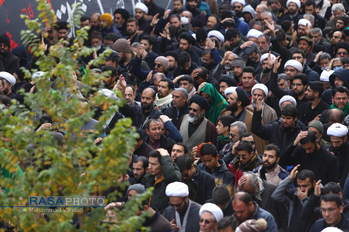 عزاداری شهادت حضرت زهرا (سلام الله علیها) با حضور حضرت آیت الله وحید خراسانی
