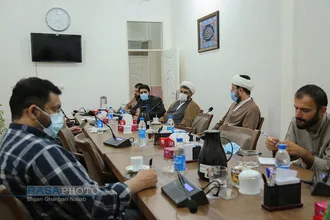 نشست مدیرعامل و مسئولان رسا با دبیران مرکز پژوهش&zwnj;های مجلس - قم