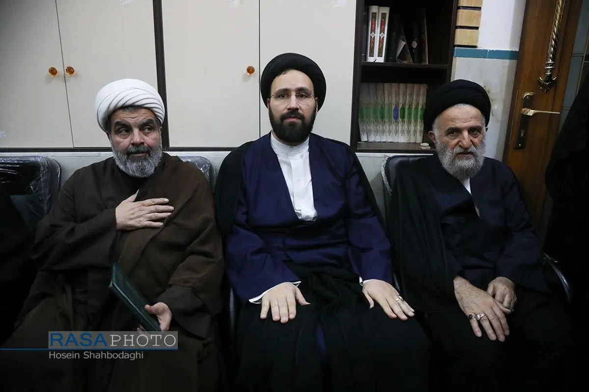 مراسم ختم همسر آیت الله شبیری زنجانی