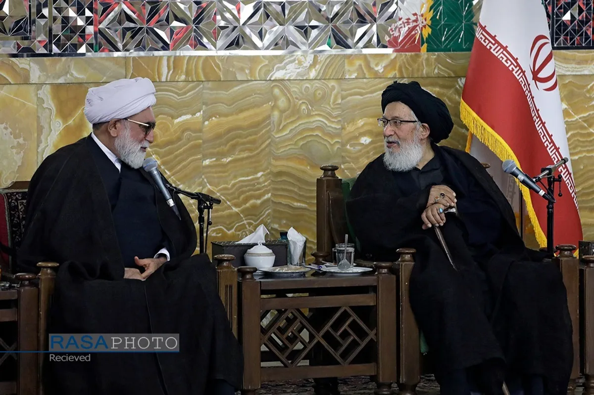 دیدار اساتید مدرسه تابستانه "دارالعلم" طلاب با تولیت آستان قدس رضوی