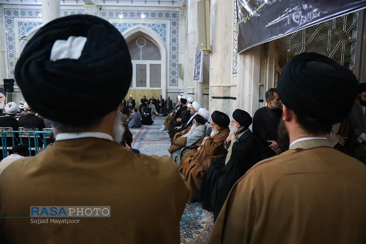 مراسم بزرگداشت بیست و هفتمین سالگرد رحلت آیت الله گلپایگانی&lrm;