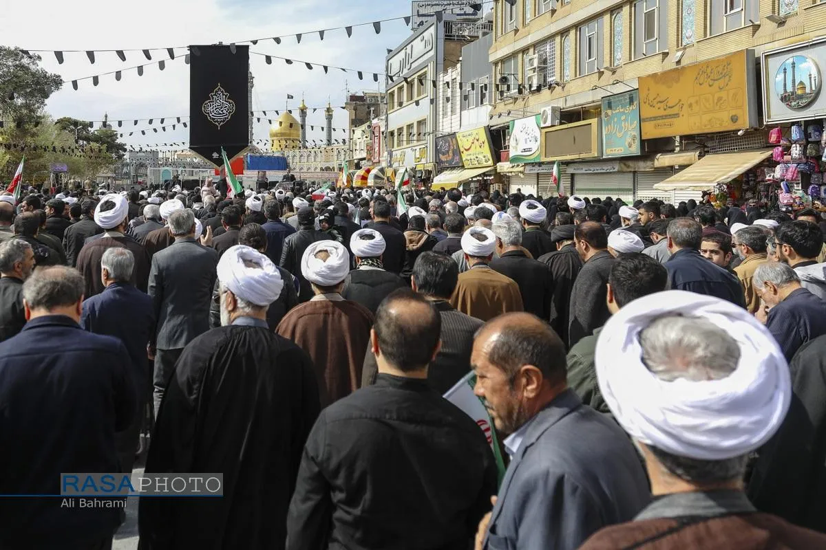 مراسم تشییع پیکر شهید حجت الاسلام محسن مهدوی کلاته