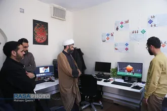 بازدید مدیرعامل و جمعی از اعضای خبرگزاری رسا از مجتمع تبلیغ حوزه علمیه