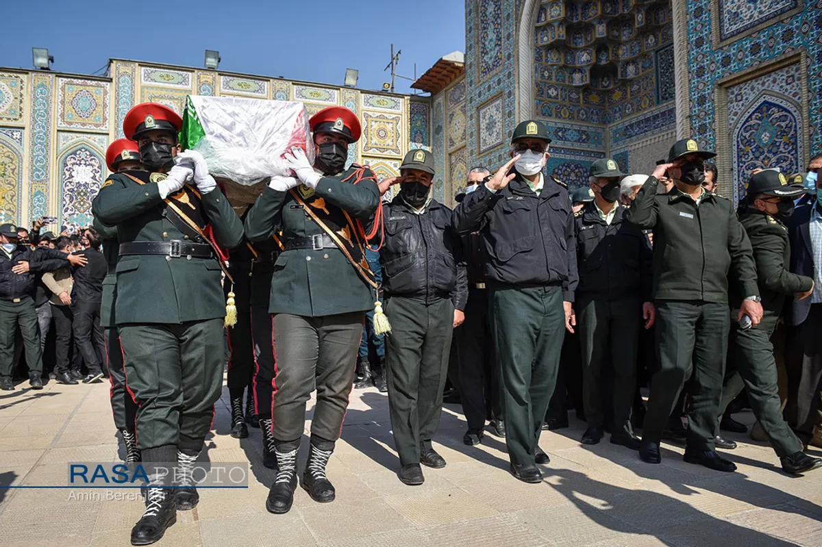 تشییع پیکر شهید علی&zwnj;اکبر رنجبر در شیراز&lrm;&lrm;