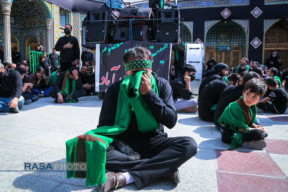 عزاداری روز شهادت حضرت امام علی بن موسی الرضا (ع) در قم