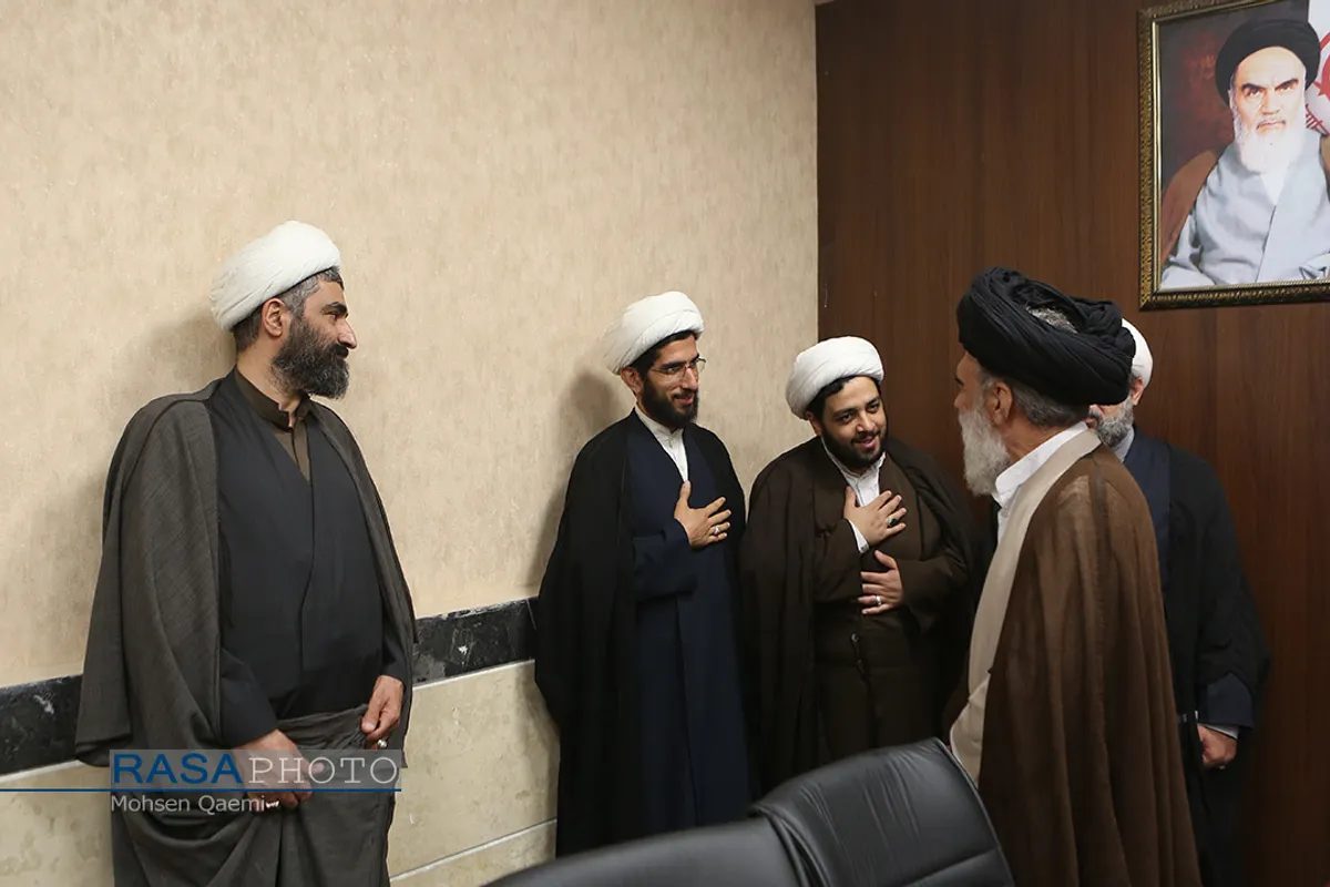 بازدید آیت الله حسینی خراسانی از خبرگزاری رسا