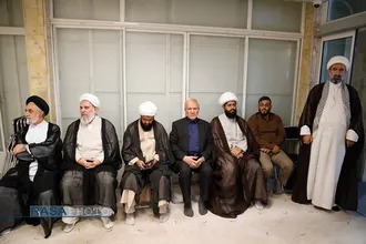 بزرگداشت شهدای غزه و اعلام حمایت از ملت فلسطین در دفتر حضرت آیت&zwnj;الله نوری همدانی