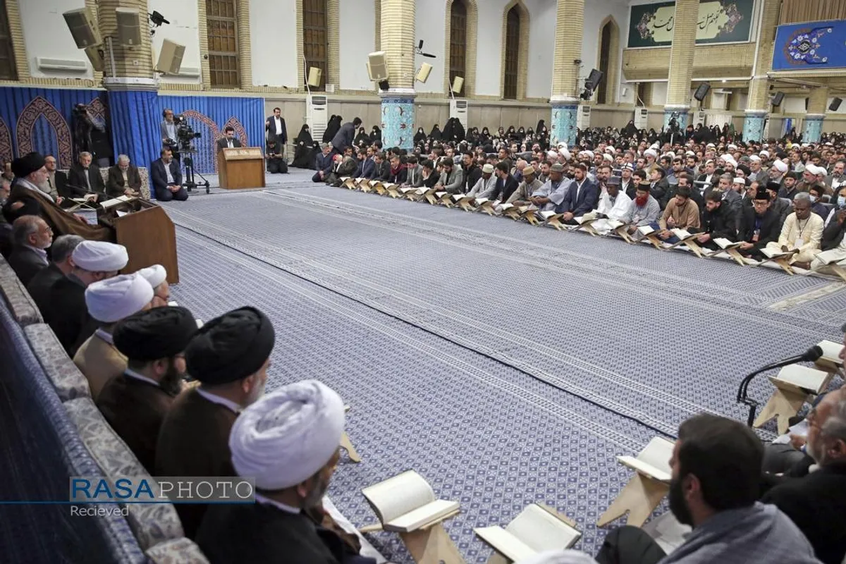 دیدار شرکت&zwnj;کنندگان در مسابقات بین&zwnj;المللی قرآن با رهبر انقلاب