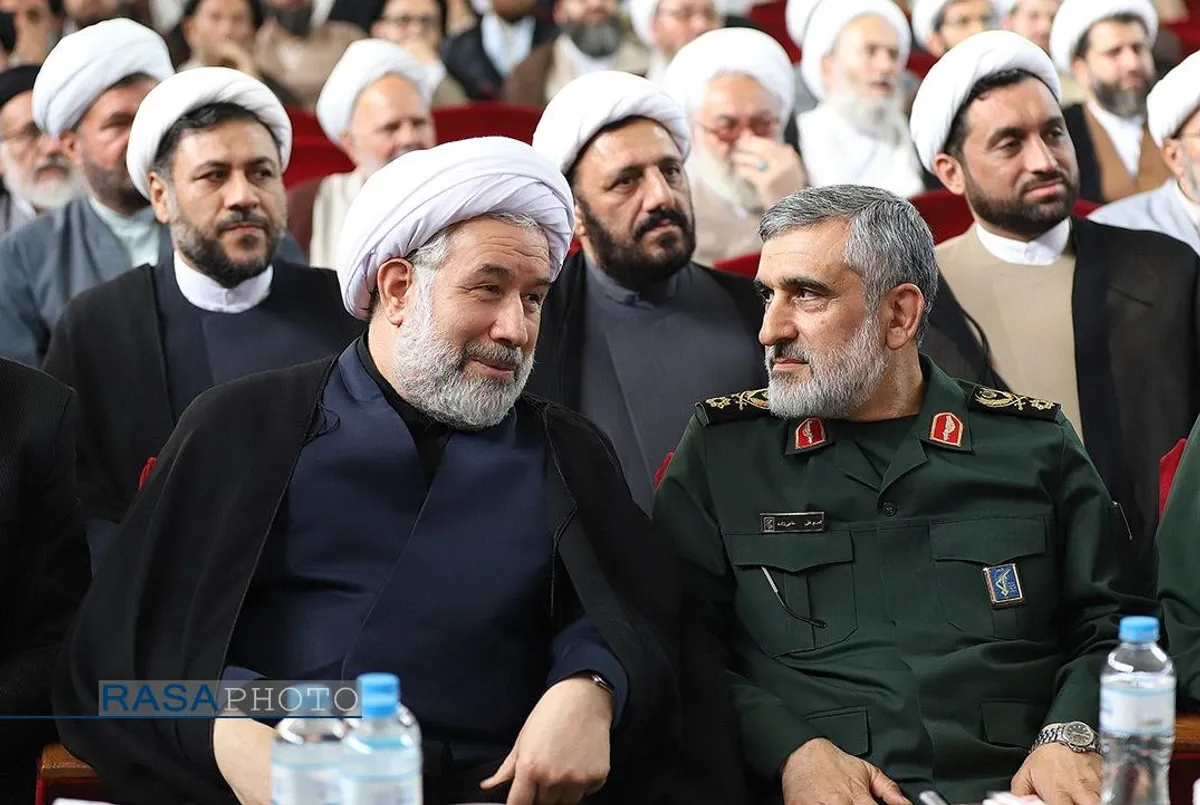 گردهمایی اساتید سطوح عالی و خارج حوزه علمیه قم با حضور سردار حاجی زاده