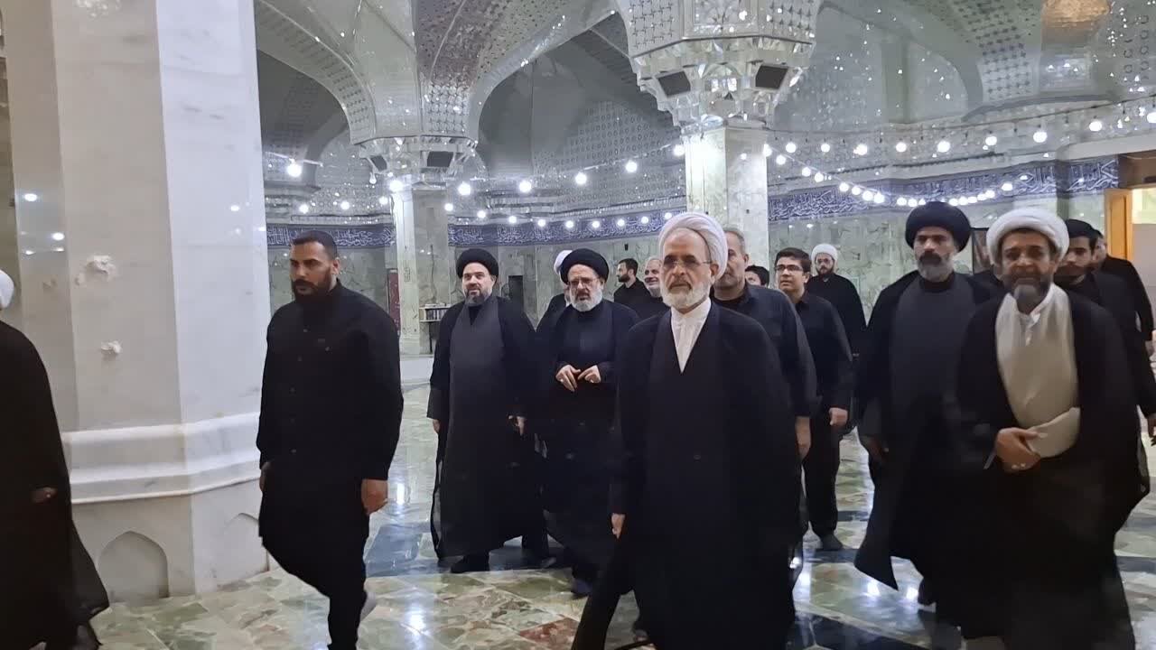 مم / سفر اربعینی آیت‌الله اعرافی به عراق؛ از زیارت و دیدار با مراجع تا تجلیل از ملت عراق