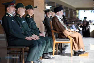مراسم مشترک دانش&zwnj;آموختگی دانشگاه&zwnj;های افسری با حضور فرمانده کل قوا