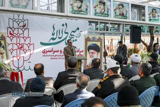 مراسم میهمانی لاله&zwnj;ها در گلزار شهدای علی بن جعفر (ع) قم