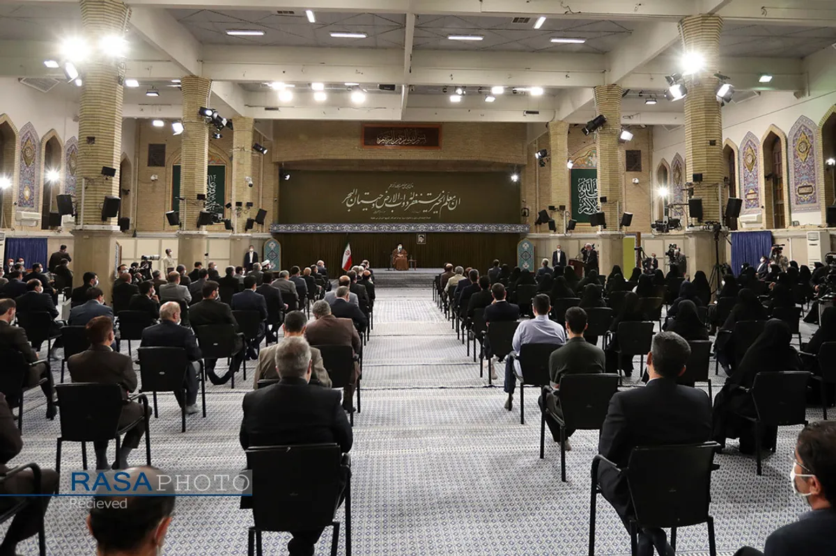 دیدار جمعی از معلمان با مقام معظم رهبری