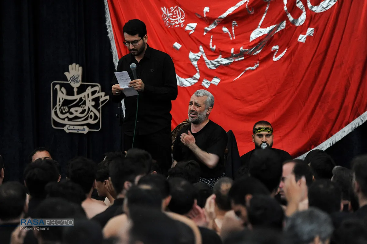 مراسم عزاداری هیئت کف العباس (ع) قم