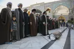 مراسم تشییع و خاکسپاری ابوالشهید حاج&zwnj;آقا عبدالله طائب