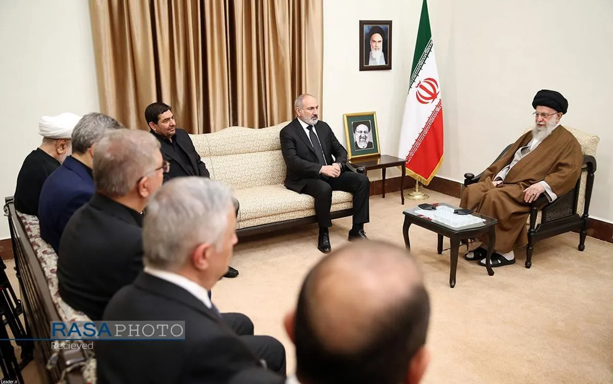 دیدار نخست وزیر ارمنستان با رهبر معظم انقلاب
