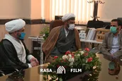 بازدید قائم مقام و اعضای دفتر آیت الله اراکی از خبرگزاری رسا