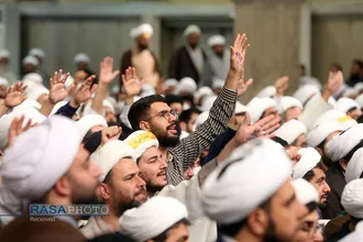 دیدار جمعی از مبلغان و طلاب حوزه&zwnj;های علمیه سراسر کشور