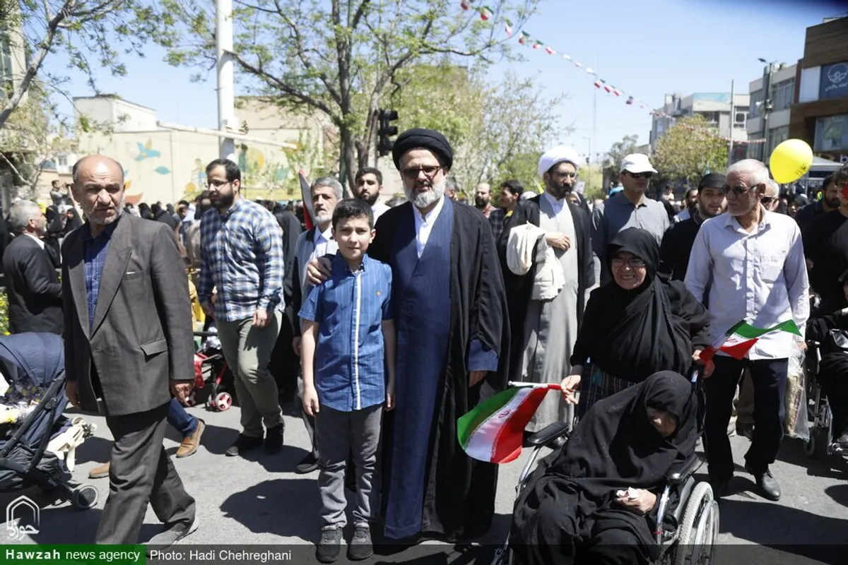 حضور شخصیت های حوزوی در راهپیمایی روز جهانی قدس