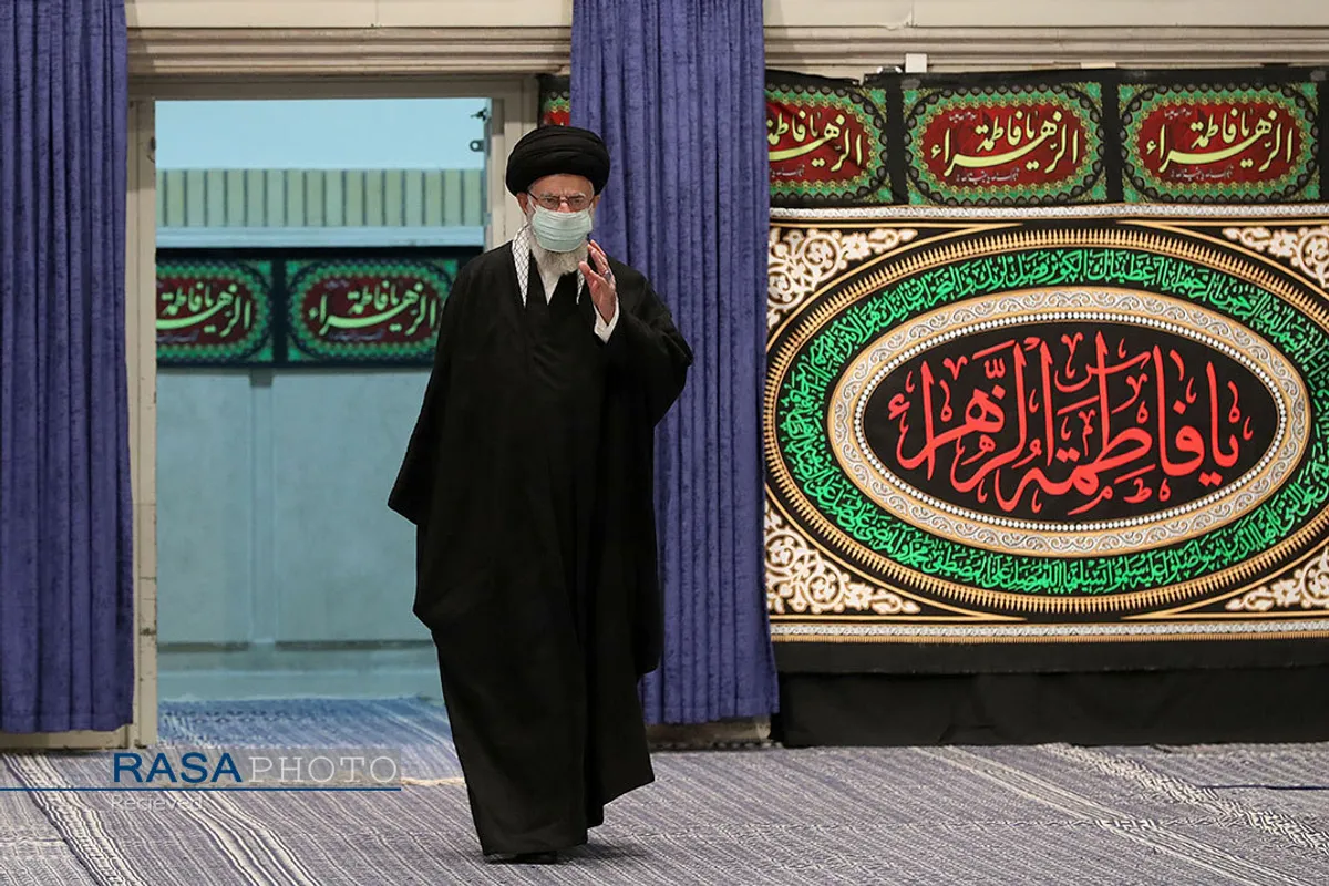 دومین شب عزاداری فاطمیه با حضور مقام معظم رهبری