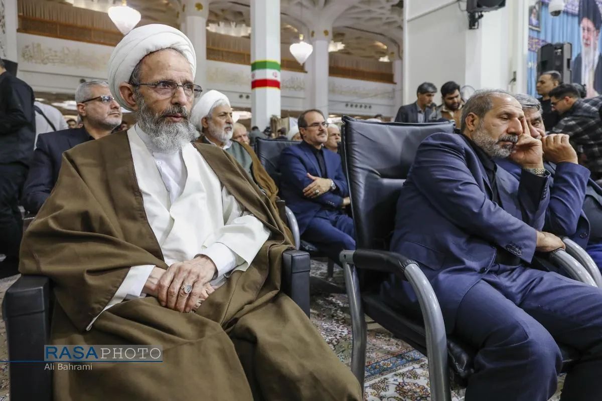 مراسم بزرگداشت چهلم شهیدان لاریجانی