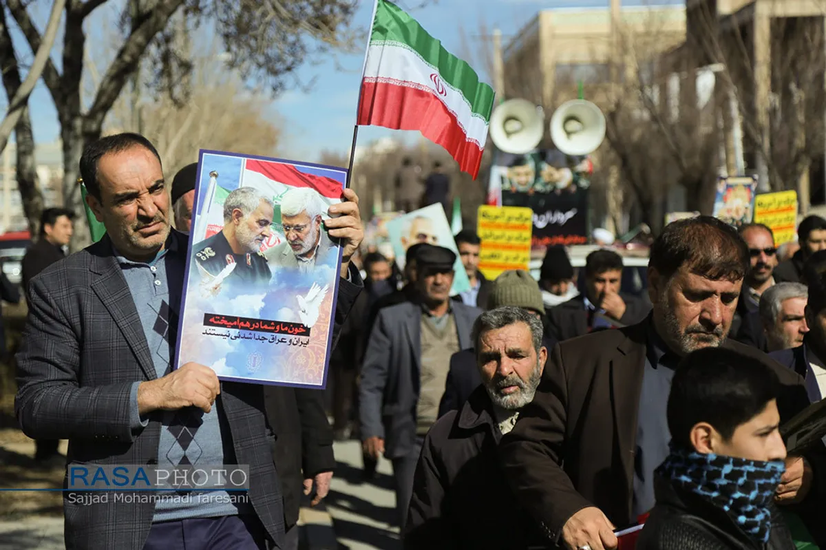 راهپیمایی مردم شهرکرد در حمایت از اقتدار و صلابت انقلاب اسلامی