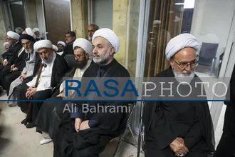 گرامیداشت رهبر شهید انقلاب در بیت حضرت آیت الله نوری همدانی