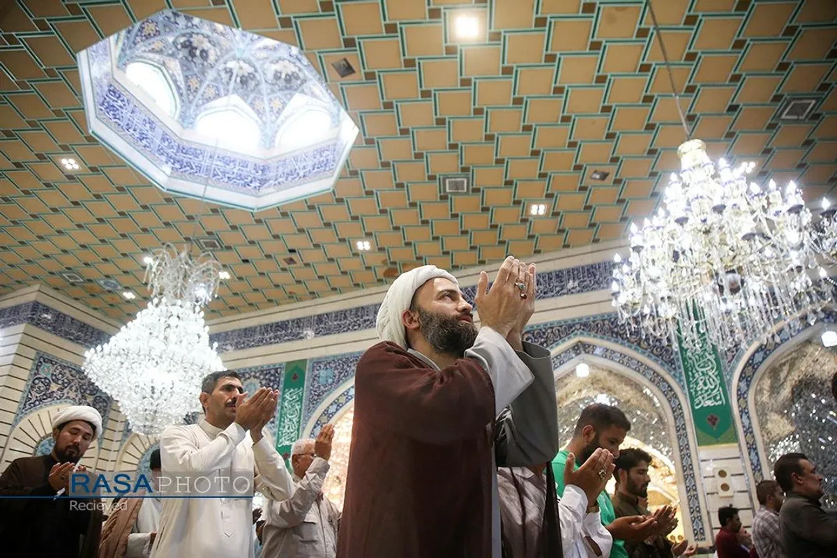 اقامه نماز عید سعید قربان در حرم کریمه اهلبیت (ع)