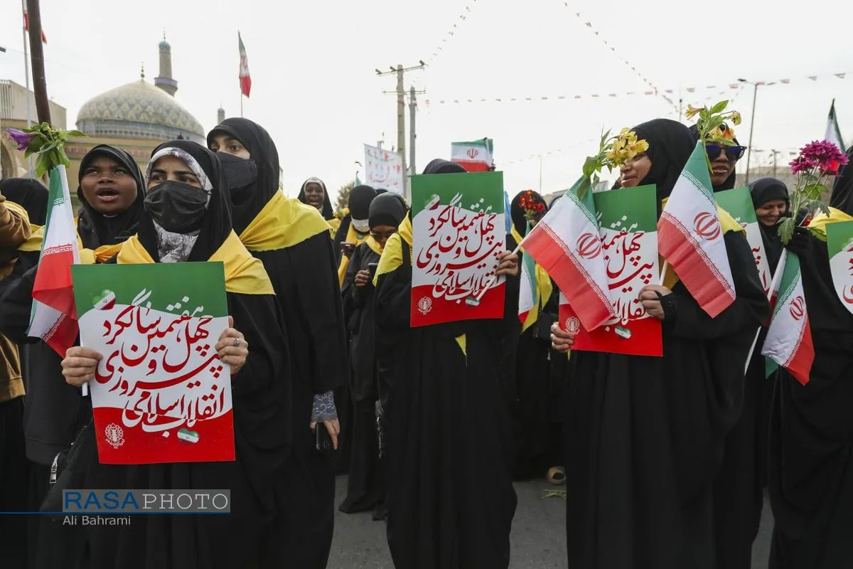 خلق حماسه ای دیگر در راهپیمایی یوم الله ۲۲ بهمن ۱۴۰۴