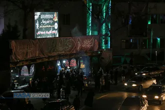 ایستگاه صلواتی طلاب مدرسه علمیه رضویه گرگان در شام شهادت حضرت زهرا (س)