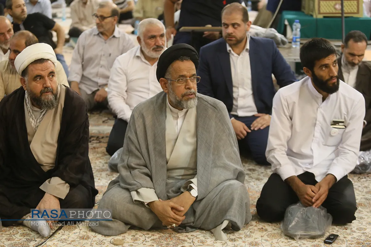 مراسم گرامیداشت دوازدهمین سالگرد ارتحال مرحوم آیت الله مشکینی و هفتمین شب ارتحال مرحوم آیت الله حائری