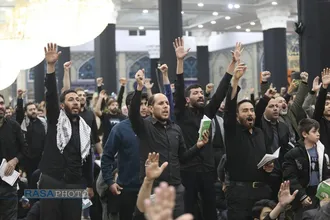 مراسم احیاء شب ۱۹ ماه مبارک رمضان در مسجد مقدس جمکران