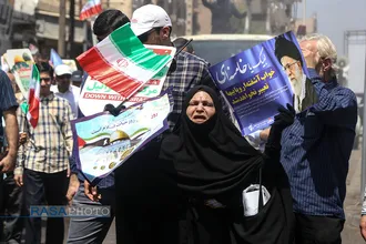 به سوی قدس | راهپیمایی روز جهانی قدس در اهواز