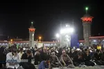 اجتماع هیئات مذهبی قم با شعار &laquo;مسلم دیگر تنها نخواهد ماند&raquo; در حرم مطهر
