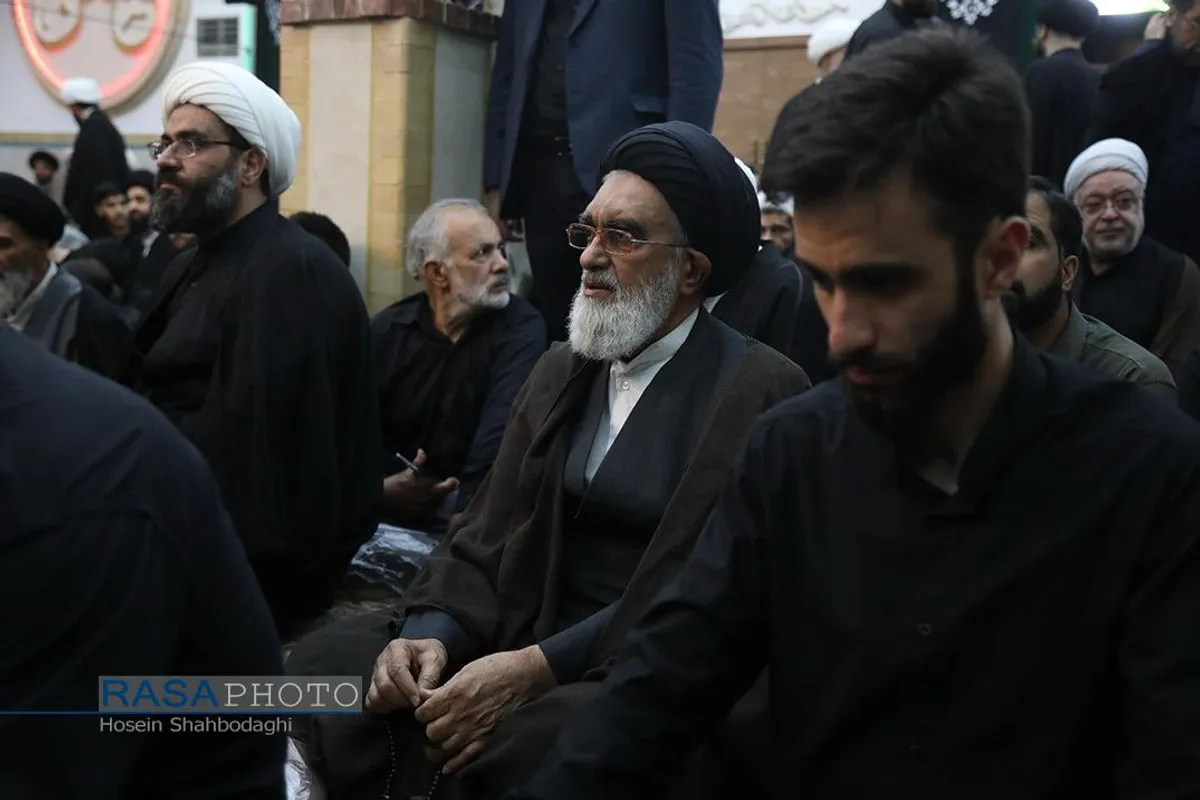 مراسم ختم همسر آیت الله شبیری زنجانی
