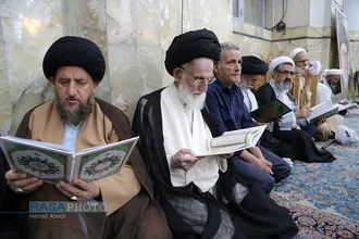 مراسم ختم آیت الله محقق کابلی از سوی رهبر انقلاب