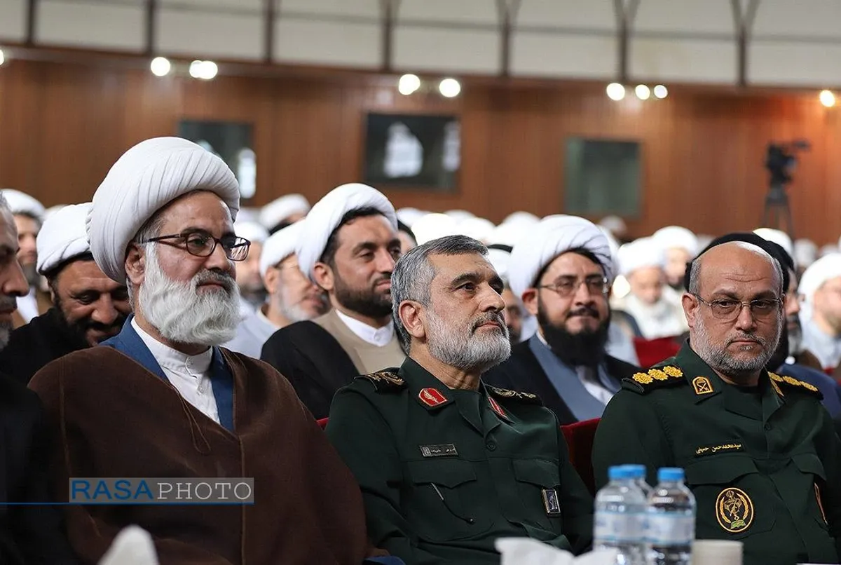 گردهمایی اساتید سطوح عالی و خارج حوزه علمیه قم با حضور سردار حاجی زاده