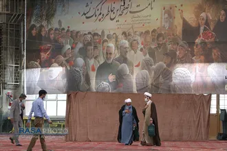 دیدار انتخاباتی طلاب جوان و فضلا با نماینده ولی فقیه در خوزستان&lrm;